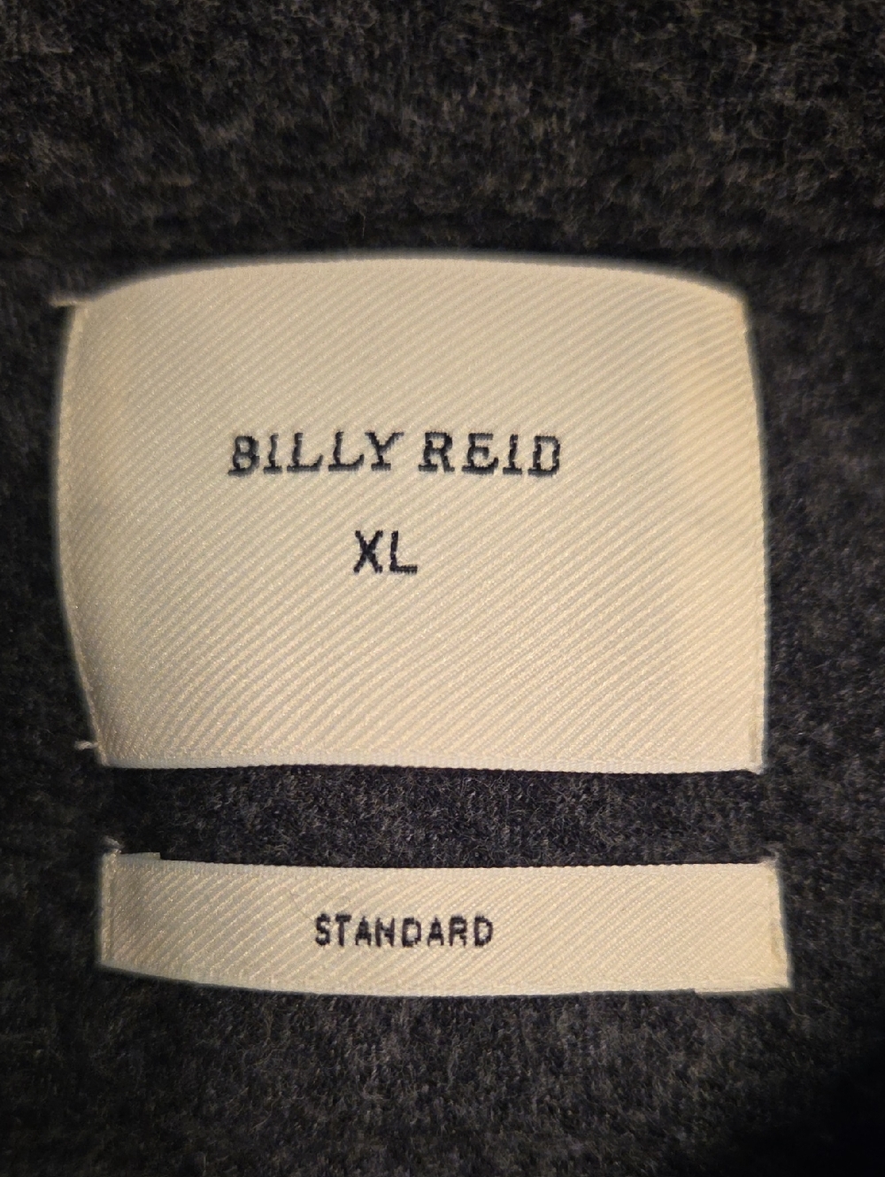 BILLY REID Walker Shirt Button Down Charcoal Men's Size XL - Picture 6 of 7